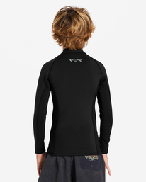 4 Boy's 1/1mm Absolute Wetsuit Jacket Black ABBW800109 Billabong