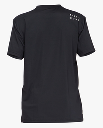 6 Boys' All Day Wave Loose Fit Short Sleeve Surf Tee Black ABBWR00100 Billabong