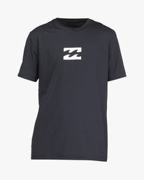 3 Boys' All Day Wave Loose Fit Short Sleeve Surf Tee Black ABBWR00100 Billabong
