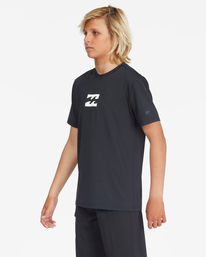 0 Boys' All Day Wave Loose Fit Short Sleeve Surf Tee Black ABBWR00100 Billabong