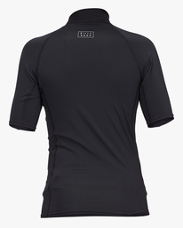 5 Boys 8-16 All Day Wave Performance Fit Rash Vest Black ABBWR00113 Billabong