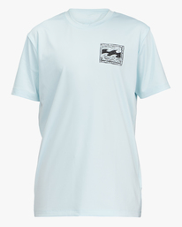 3 Boys' Crayon Wave Loose Fit Short Sleeve Surf Tee Brown ABBWR00122 Billabong