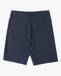 1 Boys' Crossfire Slub Shorts 18" Blue ABBWS00101 Billabong