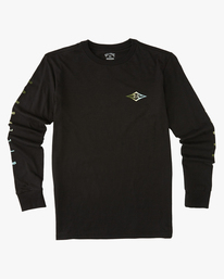 0 Unity T-Shirt à Manches Longues Pour Garçons Noir ABBZT00303 Billabong