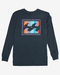 1 Boy's Crayon Wave Long Sleeve T-Shirt  ABBZT00317 Billabong