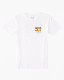 1 Bbtv - T-shirt pour Garçon 8-16 ans Blanc ABBZT00348 Billabong