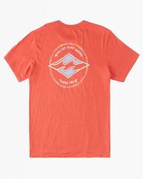 0 Rotor Diamond - T-shirt para Rapazes 8-16 Vermelho ABBZT00354 Billabong