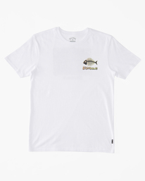 billabong, Sharky - T-shirt pour Garçon 8-16 ans, WHITE (wht) SHARKY SS ABBZT00398