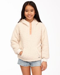 BILLABONG Girls Rule Zip Fleece Hooded Sweatshirt BILLABONG Girls Rule Zip Fleece Hooded Sweatshirt