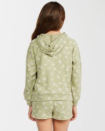 2 Girls' Pineapple Palms Pullover Hoodie Green ABGFT00139 Billabong