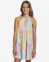 0 Girls' To The Beach Knit Dress Pink ABGKD00135 Billabong