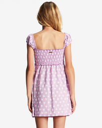 2 Girl's 4-16 Girly Tropics Dress Purple ABGKD00145 Billabong