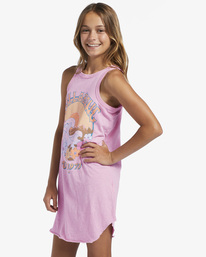 3 Cool Beach - T-Shirt-Kleid für Mädchen 4-16 Rosa ABGKD00146 Billabong