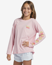 3 Morning Waves - Camiseta para Chicas 4-16 Rosa ABGKT00159 Billabong