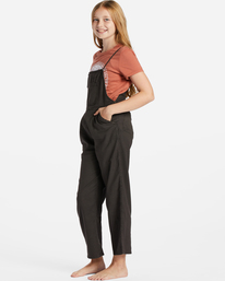 1 Girls' Wild Lengths Jr Overalls Black ABGNP00114 Billabong