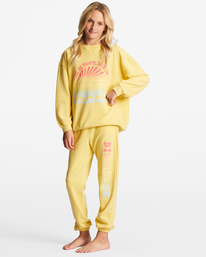 0 Making Waves - Joggingbroek voor Meisjes 4-16 Yellow ABGNP00117 Billabong