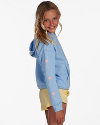 2 Girls' Sunday Sun Pullover Hoodie Blue ABGSF00136 Billabong