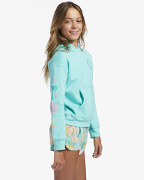 1 Girl's 4-16 Paradise Is Here Hoodie Green ABGSF00158 Billabong