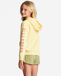 1 Girl's 4-16 Forget Me Not Hoodie Yellow ABGSF00163 Billabong