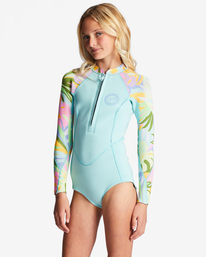 1 Girls' 1/1 Salty Dayz Spring Suit Pink ABGW400101 Billabong