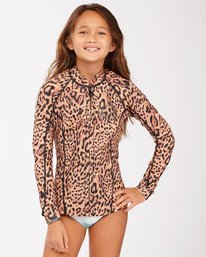0 1mm Girls' Peeky Wetsuit Jacket Multicolor ABGW800100 Billabong