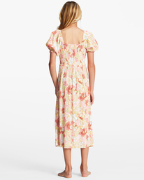 1 Girl's 4-16 Spring Fling Midi Dress Pink ABGWD00129 Billabong