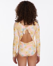 2 Girls' Sweet Sunset Long Sleeve Swimsuit Multicolor ABGWR00140 Billabong