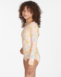 1 Girls' Sweet Sunset Long Sleeve Swimsuit Multicolor ABGWR00140 Billabong