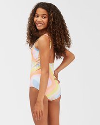 2 Girls' Groovy Road One Piece One Piece Swimsuit Multicolor ABGX100123 Billabong