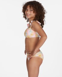 3 Girls' Sweet Sunset Ruffle Top Bikini Set Multicolor ABGX200210 Billabong