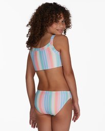 2 Girls' Stoked On Stripes Cropped Tank Bikini Set  ABGX200217 Billabong