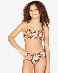 1 Girls' Wildflower Tank Reversible Bikini Set Multicolor ABGX200246 Billabong