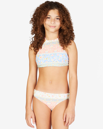 0 Mini Mystic High Neck Reversible Ensemble De Bikini Pour Filles Multi-couleurs ABGX200247 Billabong
