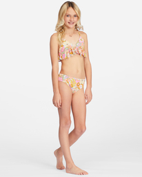 1 Girls' Ain't She A Beaut Ruffle Triangle Bikini Set Multicolor ABGX200250 Billabong