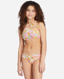 3 Girls' Ain't She A Beaut High-Neck Bikini Set Multicolor ABGX200251 Billabong