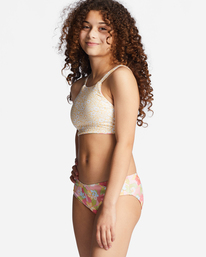 7 Girl's 4-16 Sunbeams Forever High Neck Two-Piece Swim Set Multicolor ABGX200264 Billabong