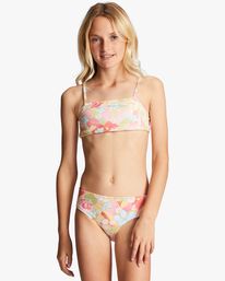 0 Girl's 4-16 Sunbeams Forever Reversible Two-Piece Swim Set Multicolor ABGX200265 Billabong