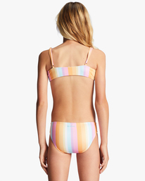 4 On The Bright Side - Conjunto de bikini trilette reversible para Chicas 4-16 Multicolor ABGX200268 Billabong