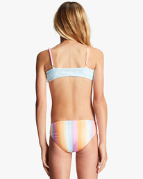 5 On The Bright Side - Conjunto de bikini trilette reversible para Chicas 4-16 Multicolor ABGX200268 Billabong