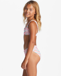 3 Girl's Sorbet Dreamz Two Piece Tankini Set Multicolor ABGX200291 Billabong
