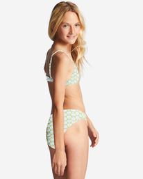 2 Girl's 4-16 Daze All Day Triangle Two-Piece Bikini Set Green ABGX200308 Billabong