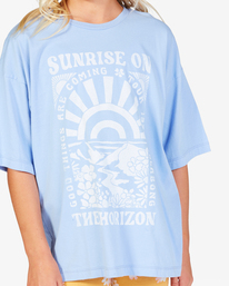 3 Girls' Sunrise Horizon Boyfriend T-Shirt Blue ABGZT00286 Billabong