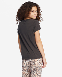 2 Girls' On The Horizon Graphic Boyfriend T-Shirt Black ABGZT00334 Billabong