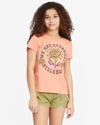 0 Girls' We Are Stardust Graphic Boyfriend T-Shirt Orange ABGZT00335 Billabong