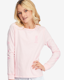 4 Girls' Sweet And Tart Long Sleeve Graphic Boyfriend T-Shirt Purple ABGZT00339 Billabong