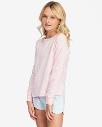 1 Girls' Sweet And Tart Long Sleeve Graphic Boyfriend T-Shirt Purple ABGZT00339 Billabong