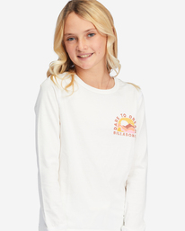 3 Girls' Dare To Dream Long Sleeve Graphic Boyfriend T-Shirt White ABGZT00340 Billabong