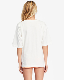 2 Girls' Under The Sun Graphic Boyfriend T-Shirt White ABGZT00345 Billabong