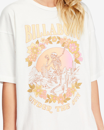 3 Girls' Under The Sun Graphic Boyfriend T-Shirt White ABGZT00345 Billabong