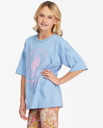1 Girls' Desert Paradise Graphic Boyfriend T-Shirt Blue ABGZT00347 Billabong
